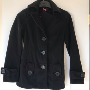 Black pea coat